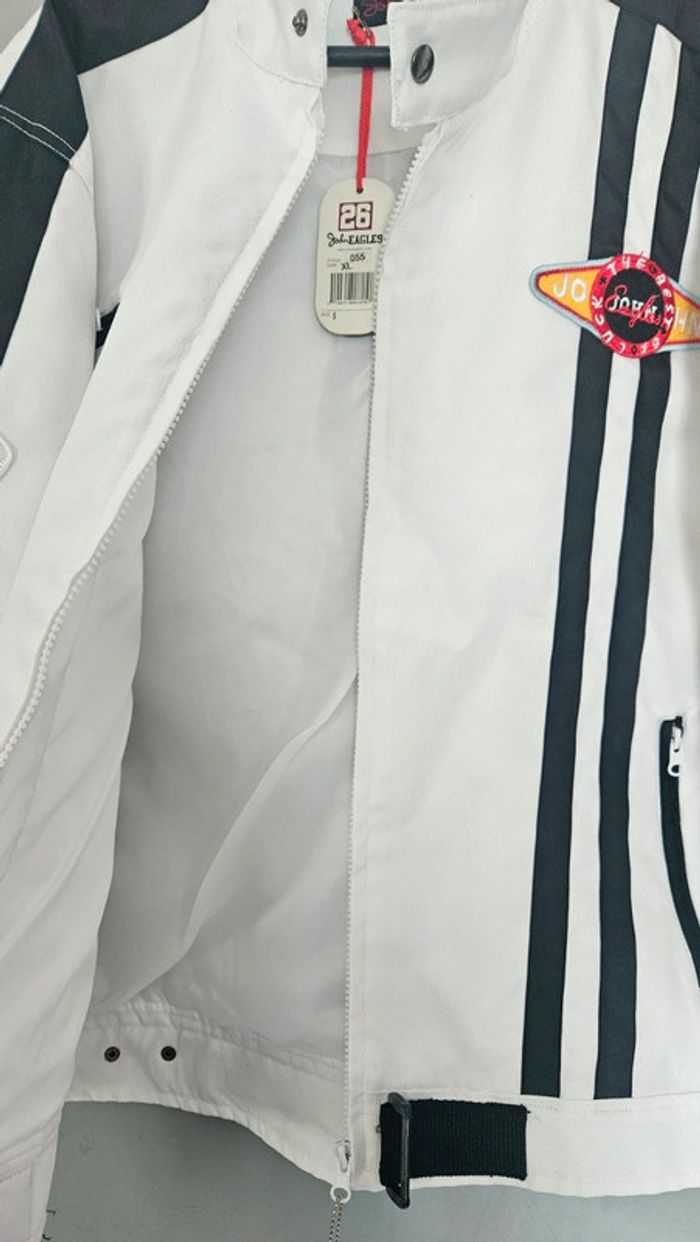 Veste racing blanche John Eagles XL - photo numéro 5