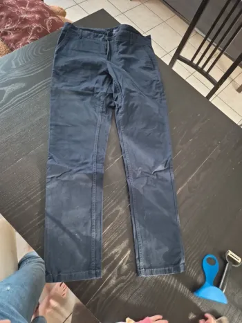 Pantalon droit marine