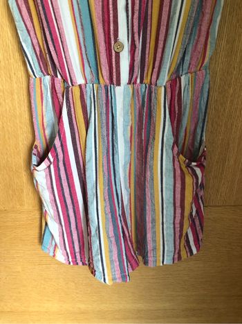 Combi short à rayures multicolores