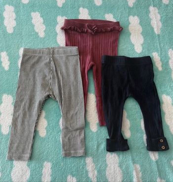 Lot 3 pantalons bébé fille Kiabi 12 mois