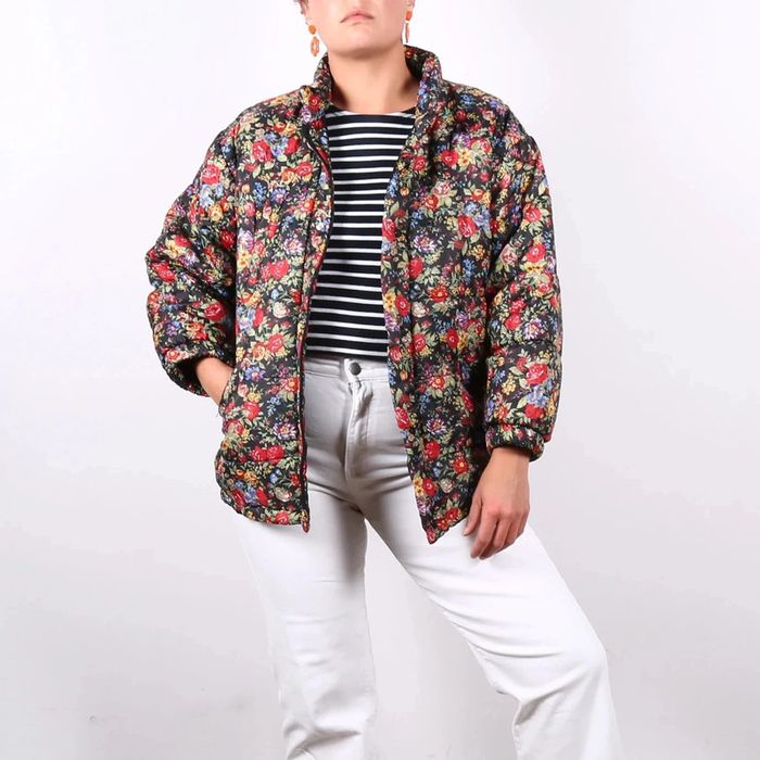 Doudoune en nylon motif fleuri liberty (#240615) - photo numéro 10