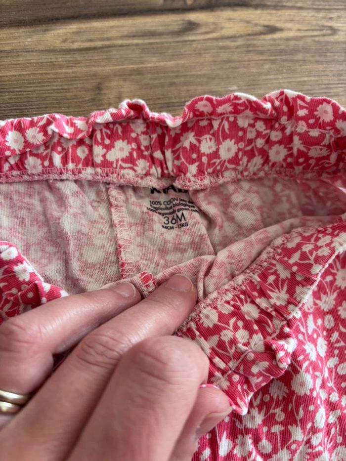 Short fleuri Kiabi 36 mois - photo numéro 2