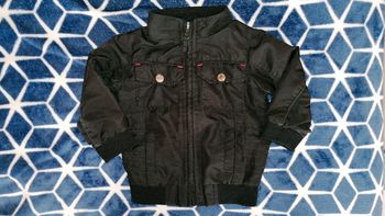 Blouson léger noir garçon 12 mois