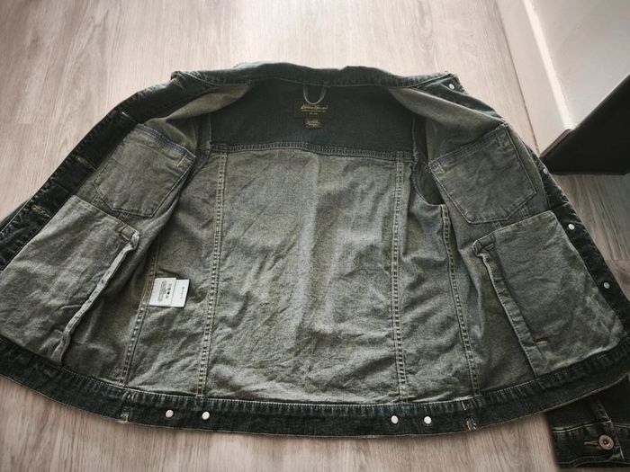 Veste en jean bleu foncé - photo numéro 6