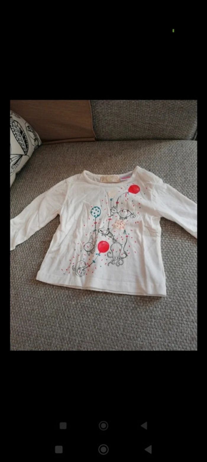 T-shirt manches longues 6mm mois Zara