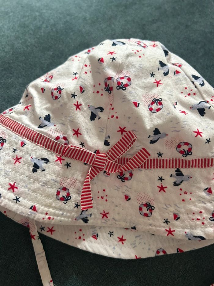 Très joli chapeau neuf estival sergent major 24/36 mois - photo numéro 2