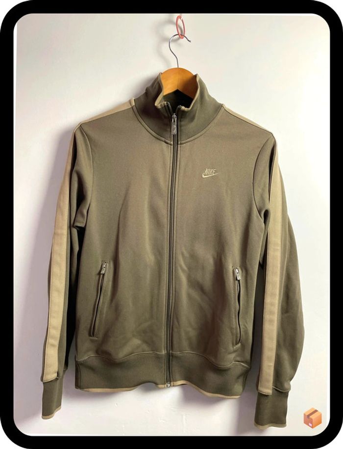 Veste Nike homme Taille S taille grand – Marron kaki – Parfait état