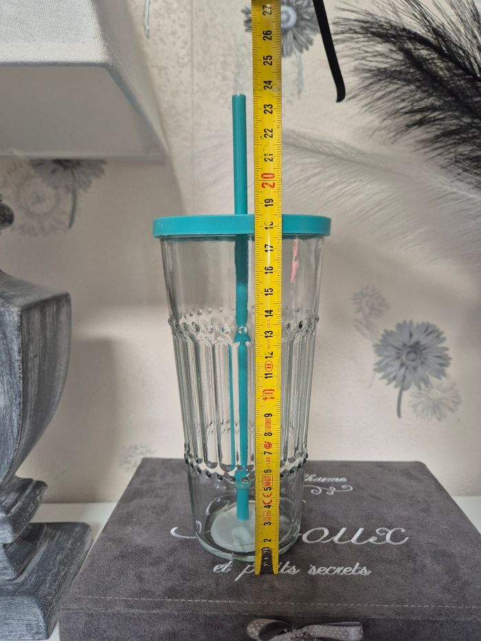 Grand verre avec paille "Casa" - photo numéro 7