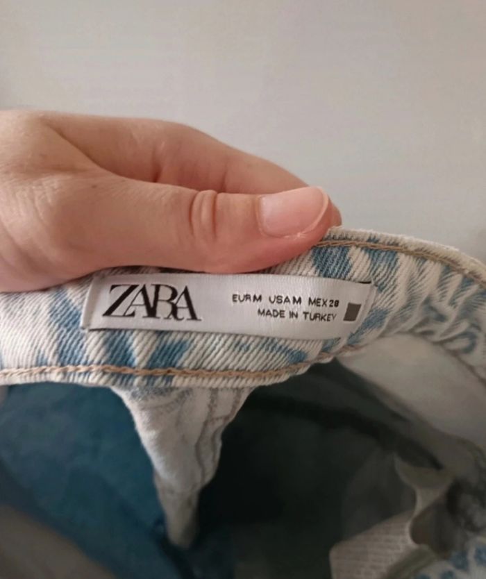 Jupe en jean Zara taille 38 - photo numéro 4