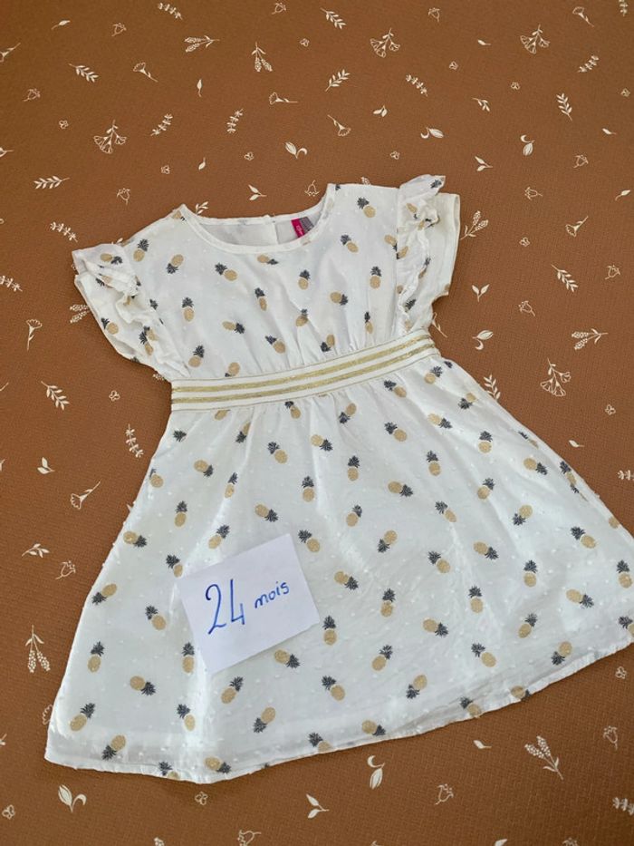 Robe + bloomer 23 mois - Ananas - photo numéro 2