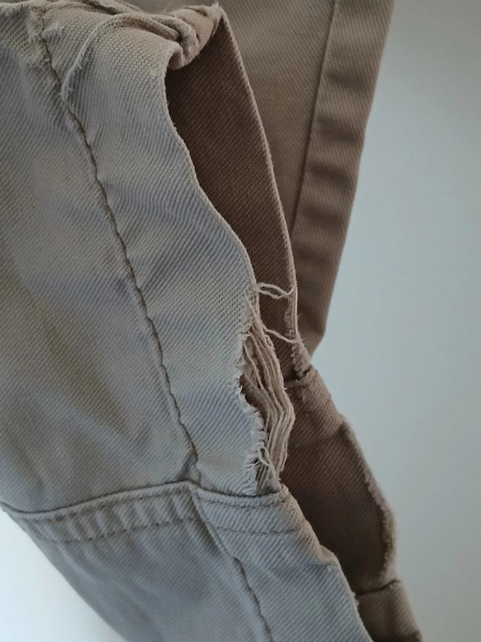 Pantalon cargo beige femme - photo numéro 3