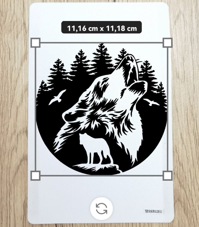 Sticker loup - photo numéro 2