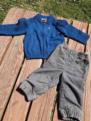Pull + pantalon 12 mois