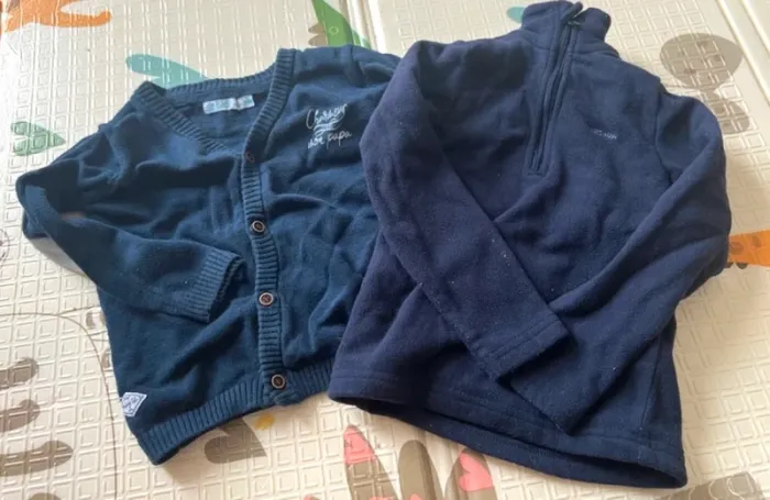Ensemble chaud 24 mois – Polaire 2/3 ans & Gilet - photo numéro 2