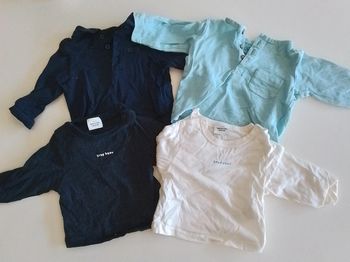 4tshirts manches longues 3MOIS