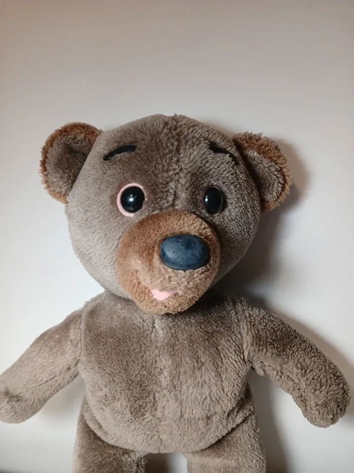 Peluche petit ours brun environ 33 cm - photo numéro 2