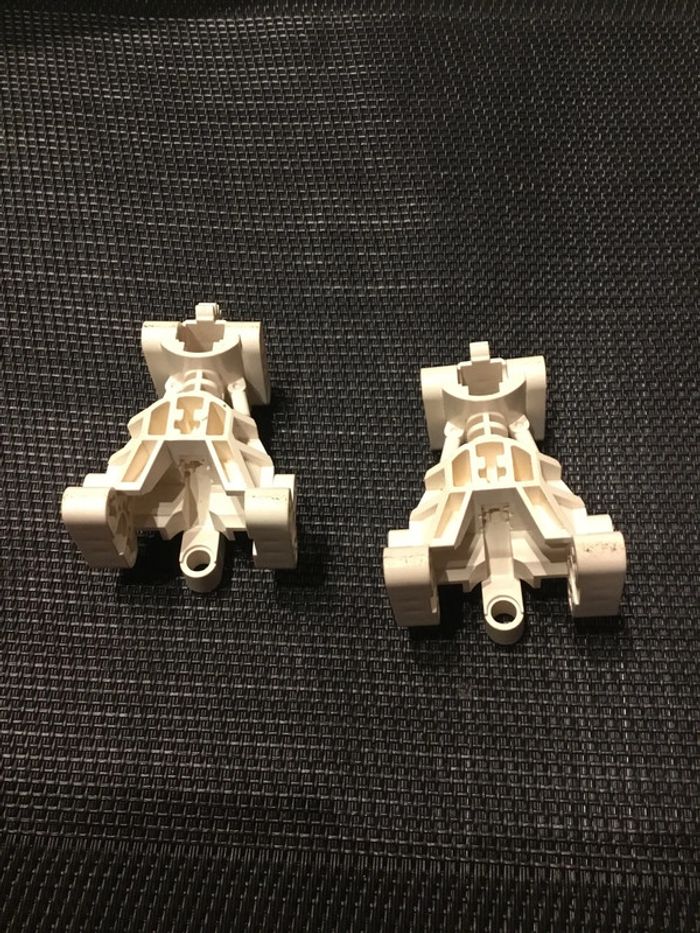Lego Bionicle lot 2 corps torses blancs pièces détachées - photo numéro 8