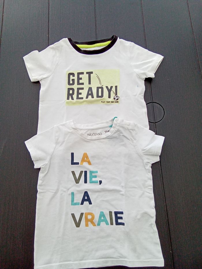 Lot de tee-shirt manches courtes