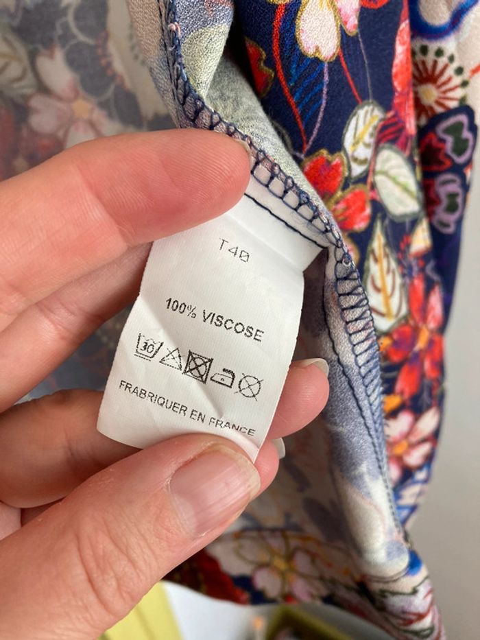Veste fleurie carnaby taille 40 - photo numéro 8
