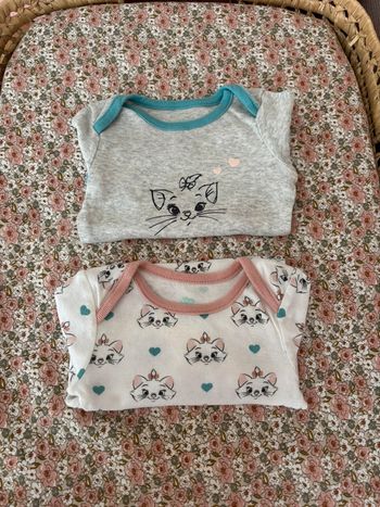 Lot de 2 bodies Aristochats