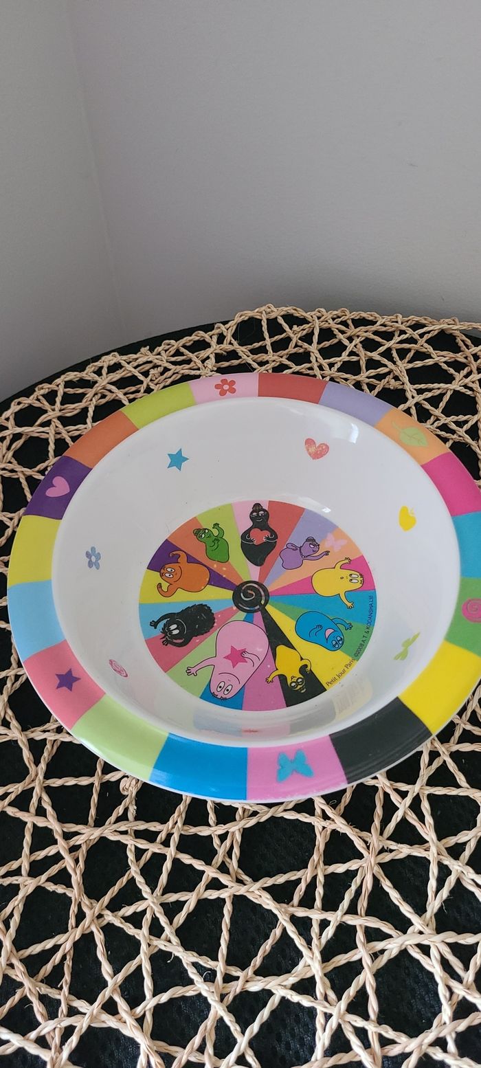 Assiette bol Barbapapa - Petit Jour Paris