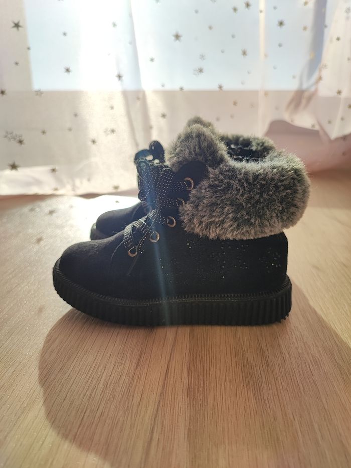 Bottines lacets fourrée - photo numéro 2