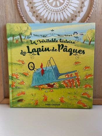 Livre la véritable histoire du lapin de Pâques