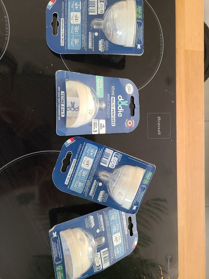 Lot de 4 tétines dodie +6 mois