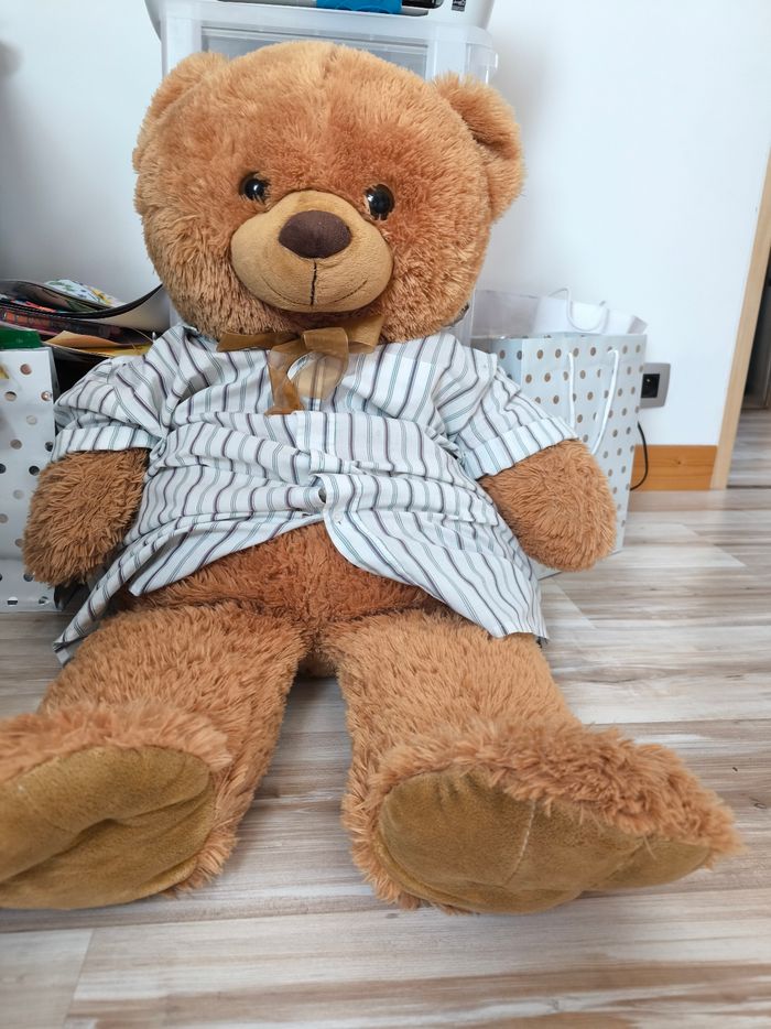 Ourson peluche 90 cm environ - photo numéro 2