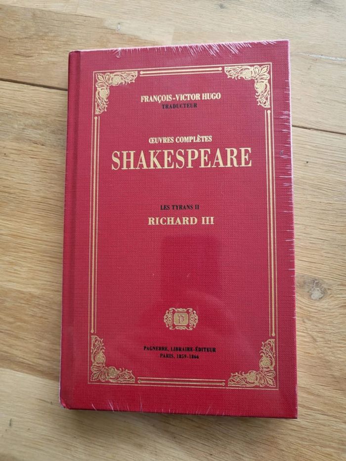 Richard III de William Shakespeare - neuf sous blister
