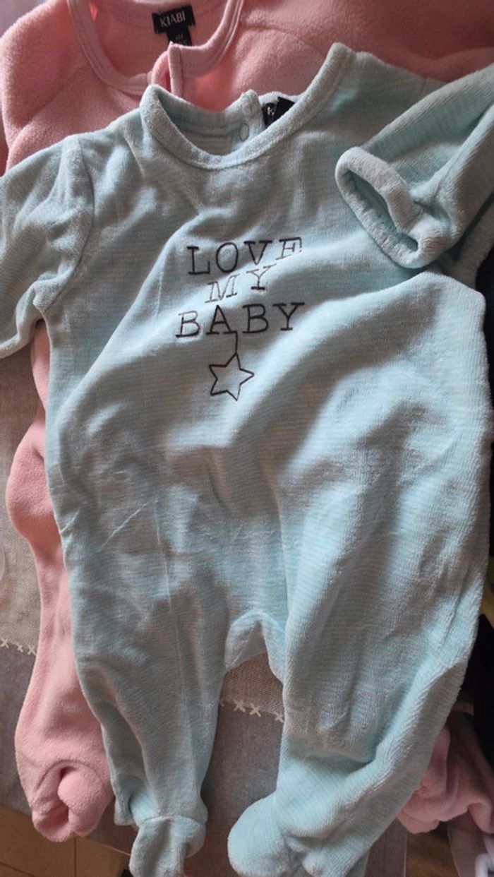 Lot 5 pyjamas 6 mois - photo numéro 3
