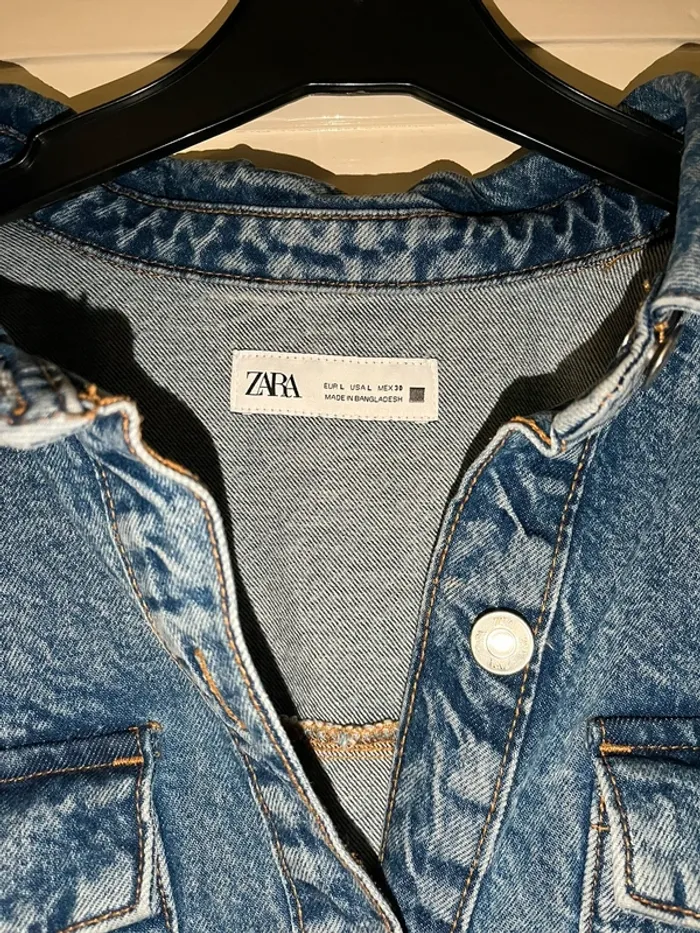 Robe longue jean zara - photo numéro 2
