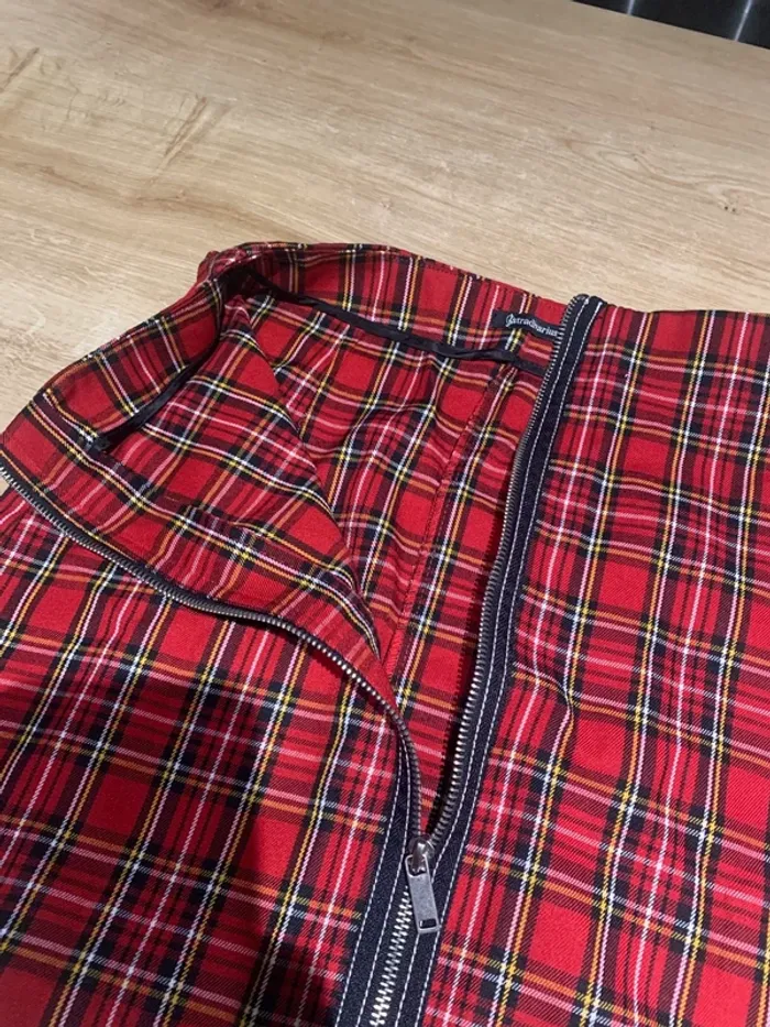 Jupe tartan Stradivarius - Taille 34 - photo numéro 3
