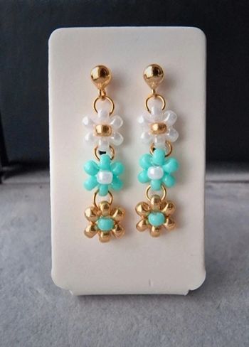 Boucle d'oreille dorées à l'or fin