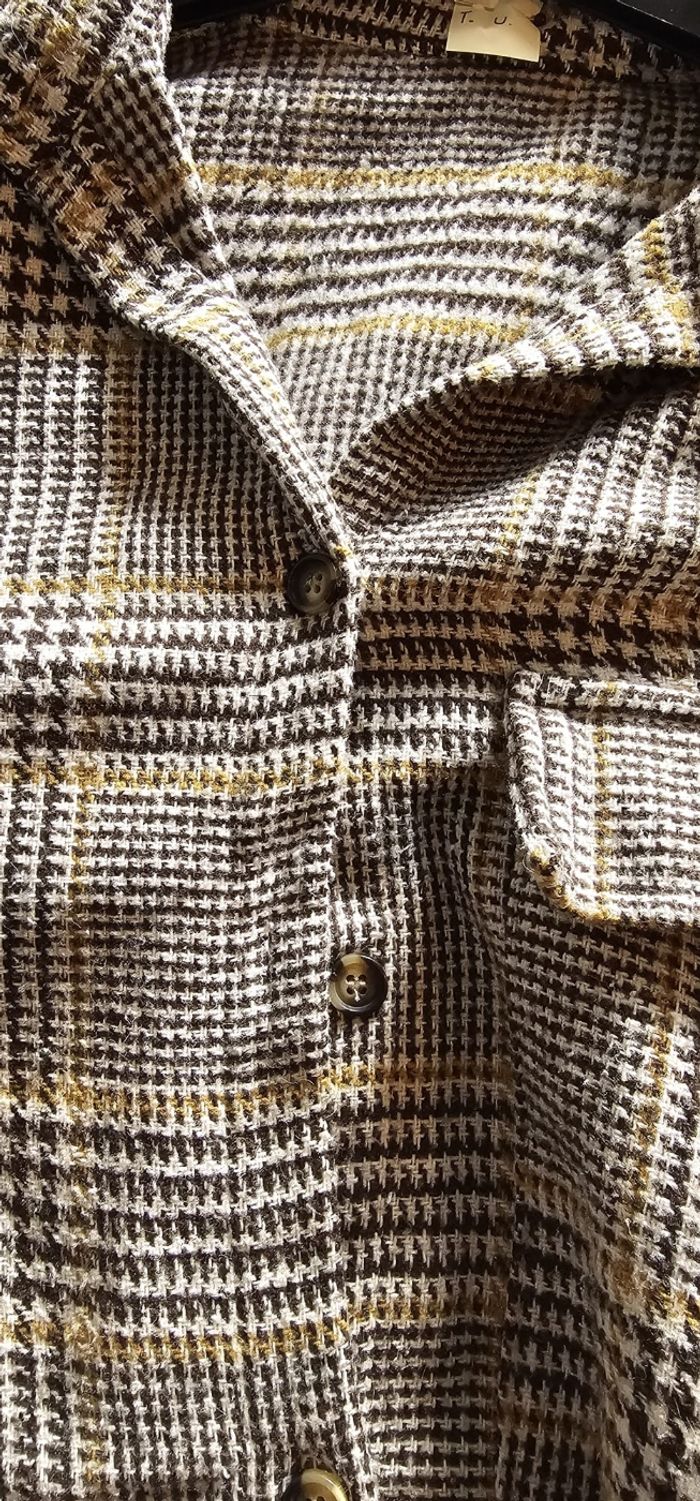 Veste pied de poule taille unique - photo numéro 3
