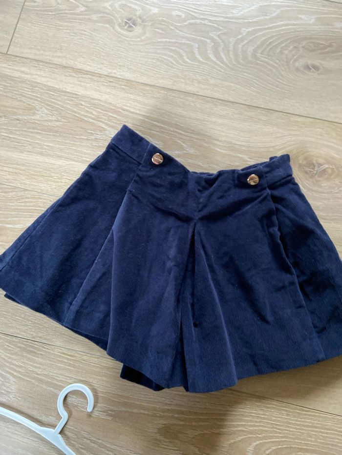 Short effet jupe en velours jacadi 6 ans - photo numéro 5
