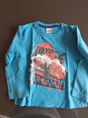 tee shirt cars 4 ans à 5 ans