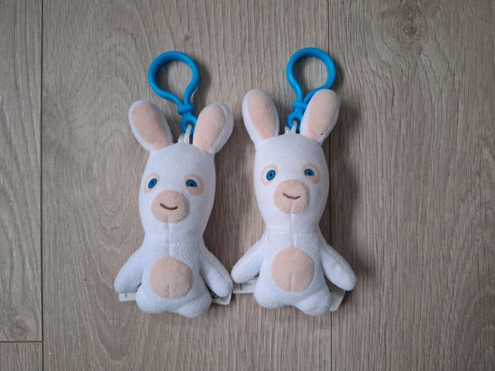 Lot de 2 porte clé lapin crétin Gipsy