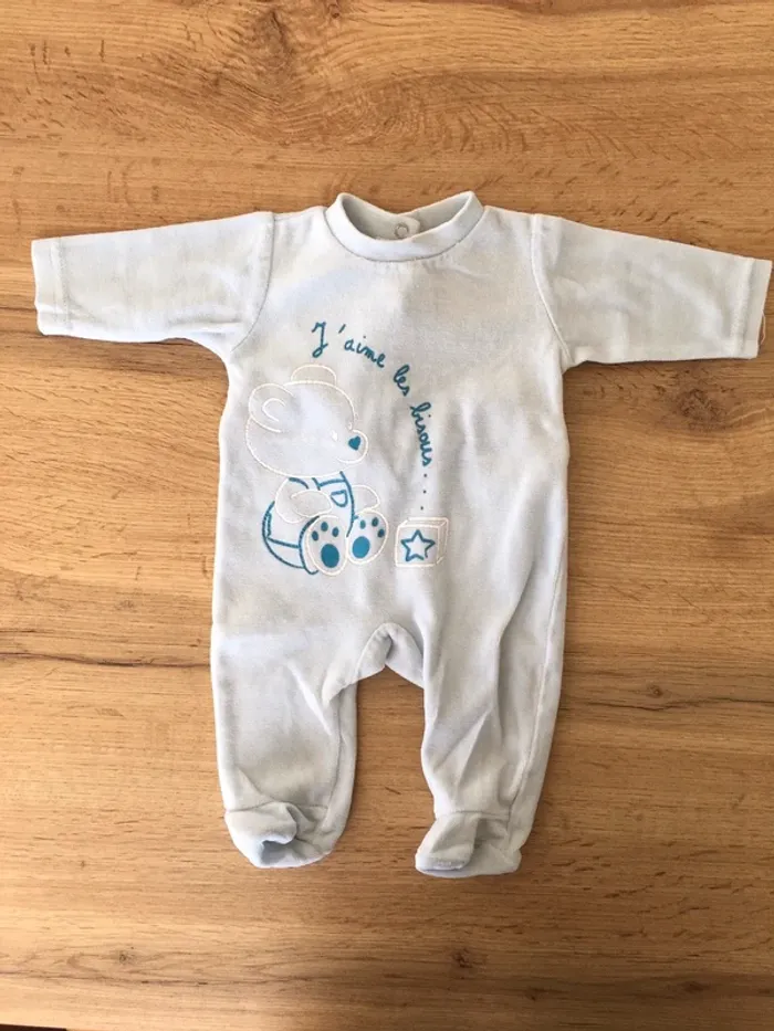 Pyjama bébé garçon 1 mois