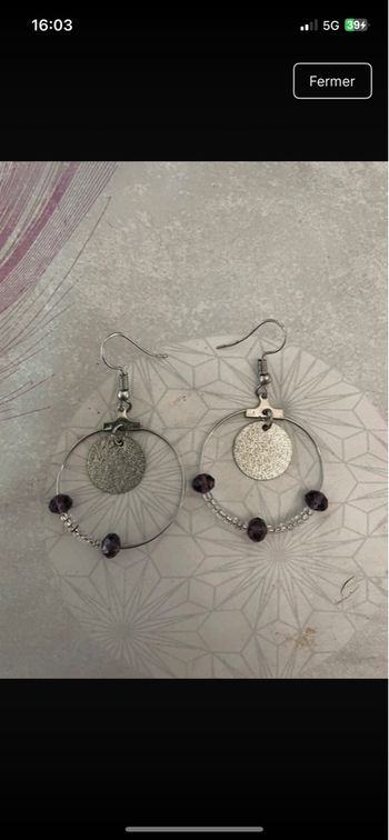 Boucles d’oreilles 