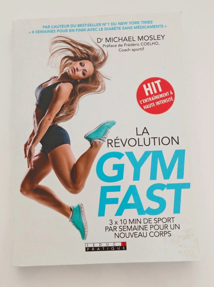 La révolution Gymfast – Michael Mosley | 3 x 10 min de sport/semaine, HIT, état neuf