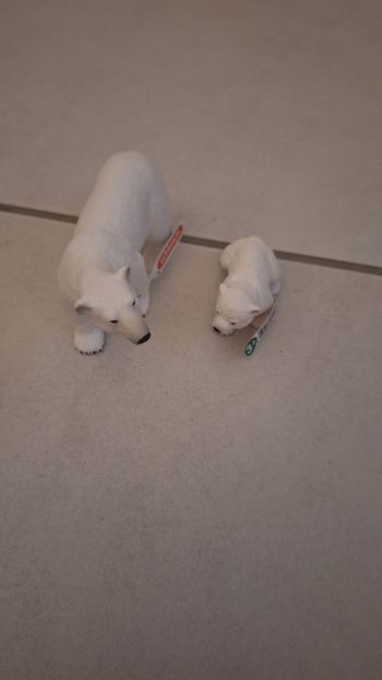 Figurines Ours et ourson polaire Schleich 
