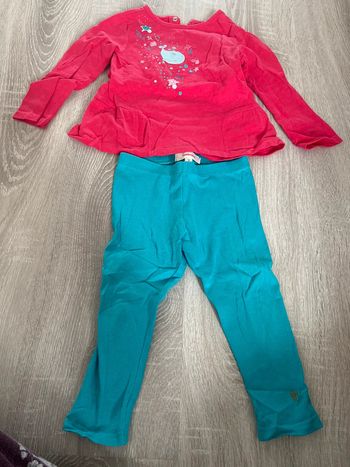 Ensemble catimini sergent major 18 / 24 mois fille