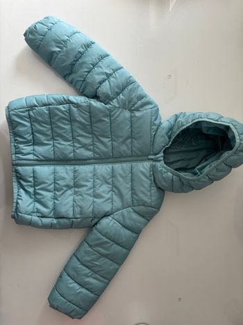 Doudoune fine bleu clair 