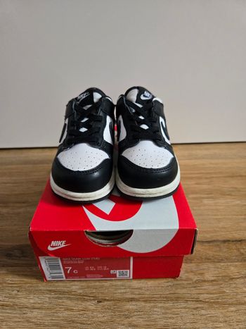 Basket nike dunk low noir/blanc