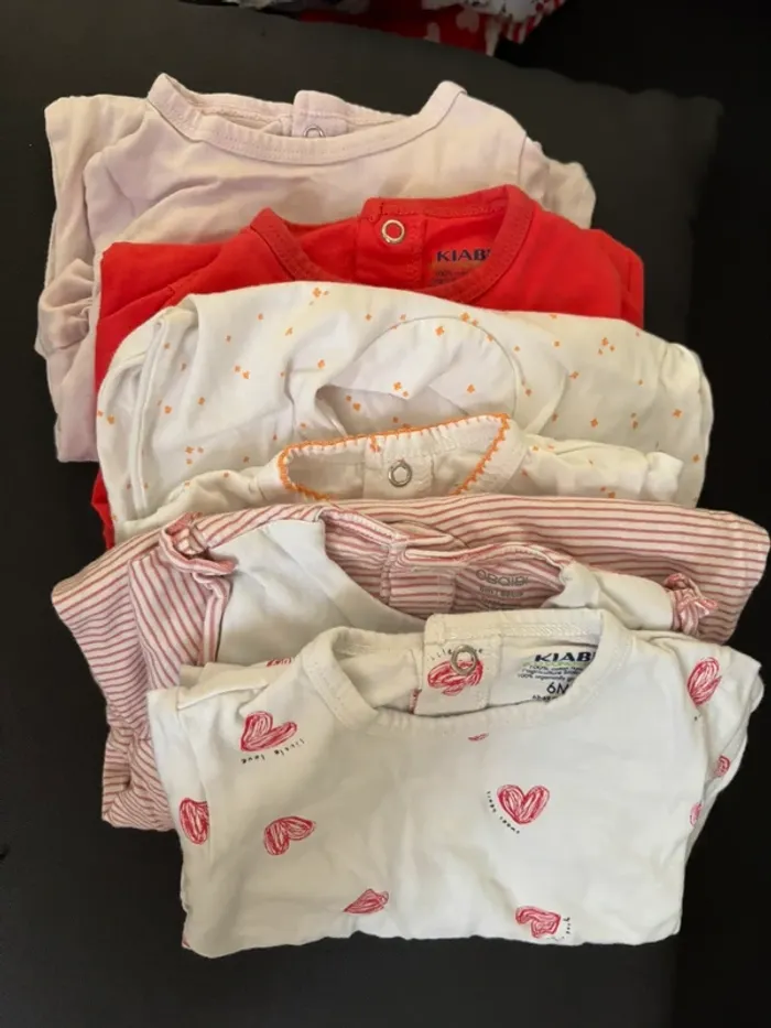 Lot de 5 pijama fin manche longue