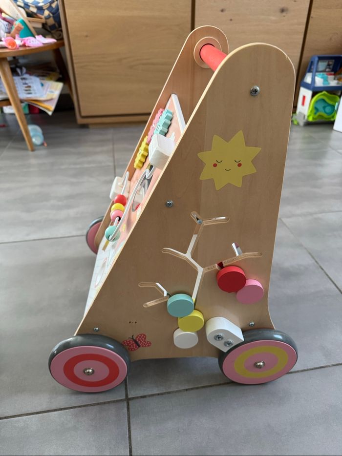 Chariot de marche VERTBAUDET en bois - photo numéro 5