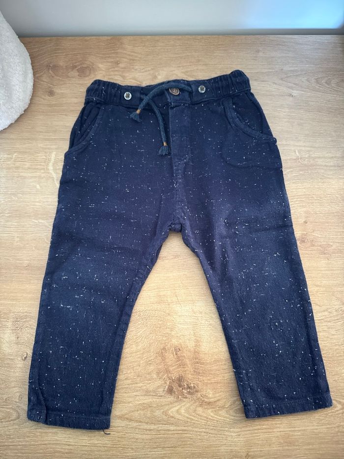 Lot de 7 pantalons / jeans - taille 80cm - photo numéro 2