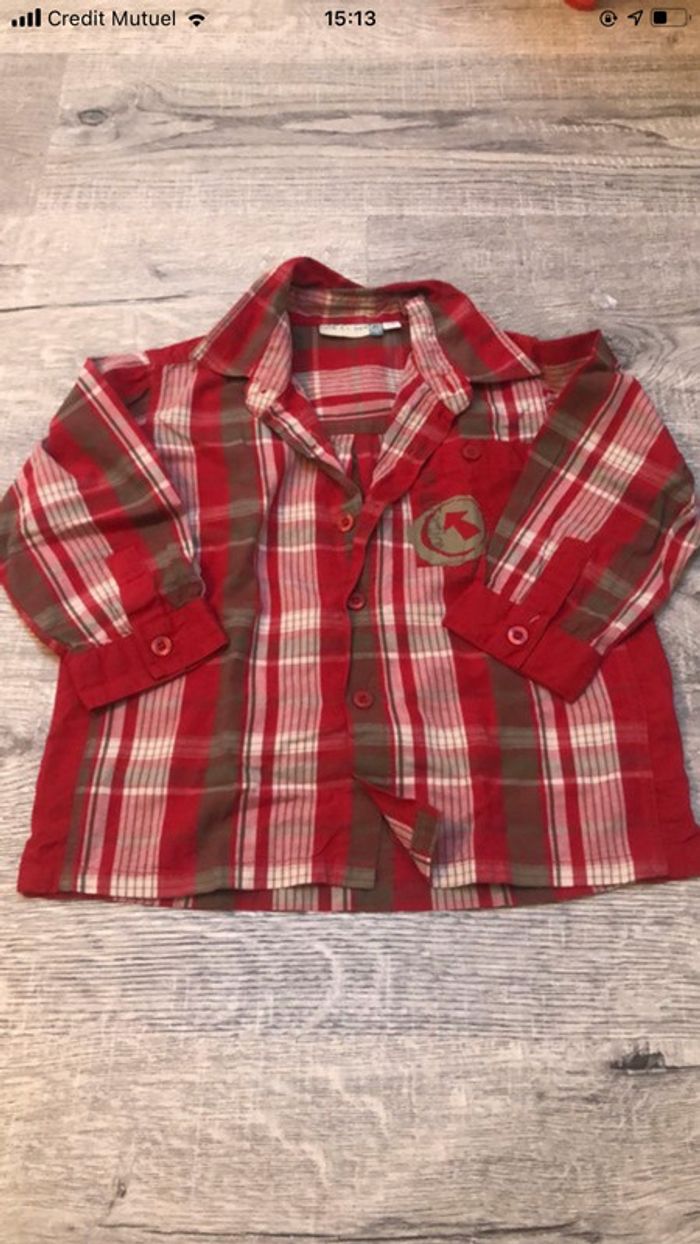 Chemise à carreaux - TAO - 36 mois