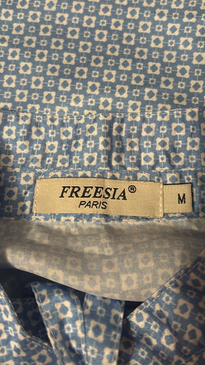 Chemise satinée à motifs géométriques Freesia T38 - photo numéro 4